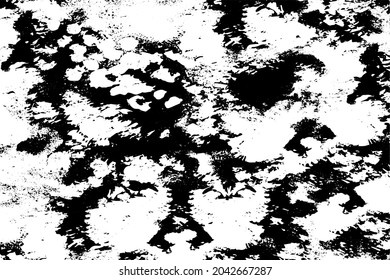 Black and white background. Monochrome grunge background. Abstract texture of dirt, dust, blots, chips. Dirty dirty surface