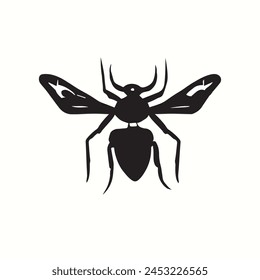 black and white background mosquito svg
