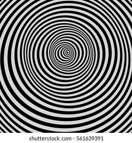 Black White Background Pattern Optical Illusion Stock Vector (Royalty ...