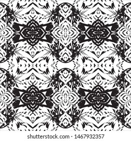 black and white background pattern seamless
