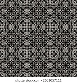 black and white background seamless abstract geometric pattern design print for fabric surface design packaging wrapping paper vector illustration
