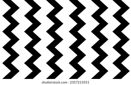 Black and white background, seamless pattern with zigzag stripes, green and blue pattern of zigzag pattern style repeat seamless pattern design for fabric printing or wallpaper