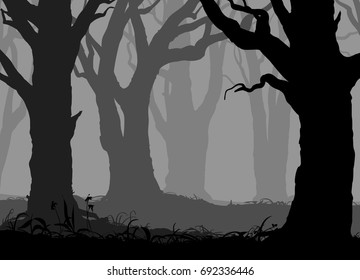 Forest Tree Drawing High Res Stock Images Shutterstock