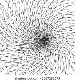 Black And White Background Spiral Abstract Pattern Spiral Circle Stock