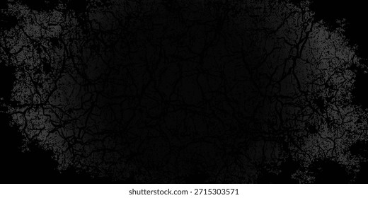 Fondo blanco y negro. Textura de piedra negra. Viejo muro de hormigón con grietas. Anuncio de Web. Fondo grunge oscuro con espacio de copia para el diseño. Horror, espeluznante, Halloween.
