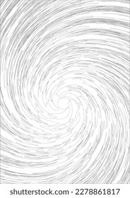 black and white background use contour give a swirling feeling