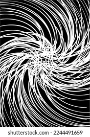 black and white background Use lines to create images, giving feelings, soaring, purpose.