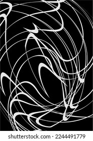 black and white background Use lines to create images, giving feelings, soaring, purpose.