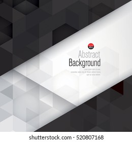 Black and white background vector. Can be used in cover design, book design, website background, CD cover, advertising.