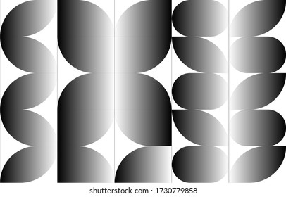 ilustración vectorial de fondo blanco negro  