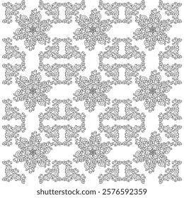 black and white background, vector pattern designs, tribal, batik, vines and geometric oriental ethnic patterns, traditional clothing designs seamless patterns, motifs and logos 22