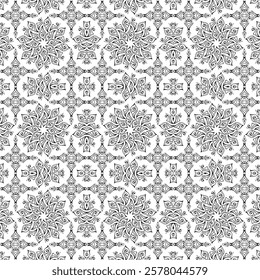 black and white background vector pattern design, batik pattern, tribal, carved and geometric oriental ethnic pattern seamless traditional clothing pattern, traditional design, fabric, illustration 39