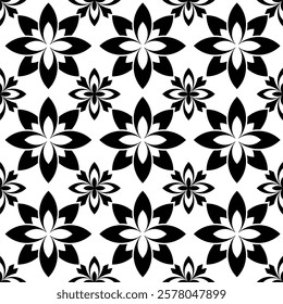 black and white background vector pattern design, batik pattern, tribal, carved and geometric oriental ethnic pattern seamless traditional clothing pattern, traditional design, fabric, illustration 60