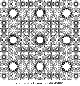 black and white background vector pattern design, batik pattern, tribal, carved and geometric oriental ethnic pattern seamless traditional clothing pattern, traditional design, fabric, illustration 72