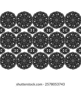 black and white background vector pattern design, batik pattern, tribal, carved and geometric oriental ethnic pattern seamless traditional clothing pattern, traditional design, fabric, illustration 97