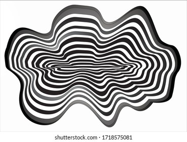 Black and white background wave design.Landscape background.