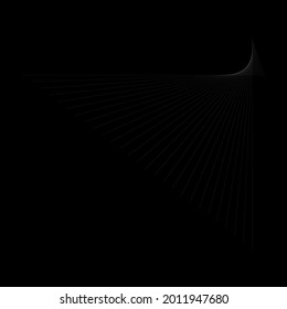 Black and white background, waves of lines, abstract wallpaper, vector design