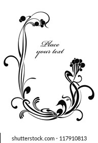 Black and white backgrounds with wild ash