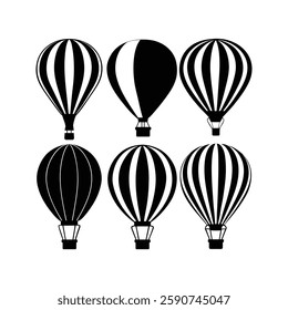 Black and White Balloon Design