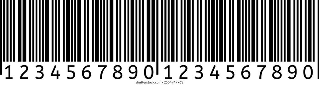 Black and white barcode with numbers underneath representing product details, pricing, and inventory tracking for efficient retail operations