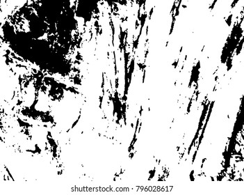 Black and white  bark of tree grunge texture. Vector abstract vintage wall pattern. Monochrome background with noise and grain. Banner template.