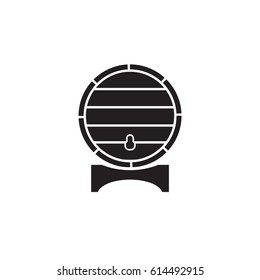 black and white barrel