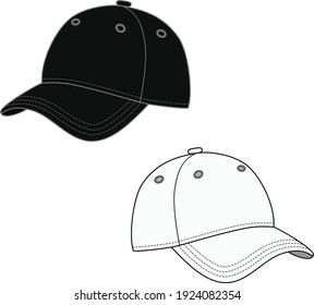 Black and White Base Ball icon. simple vector illustration eps 10