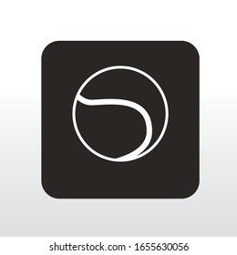 ein schwarz-weißes Baseballsymbol