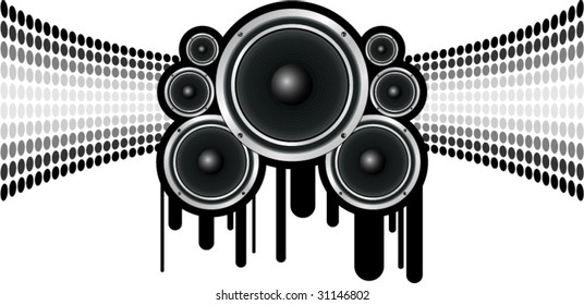 black and white bass background