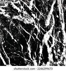 black and white beautiful marble texture background vector illustration, Stone wall background.