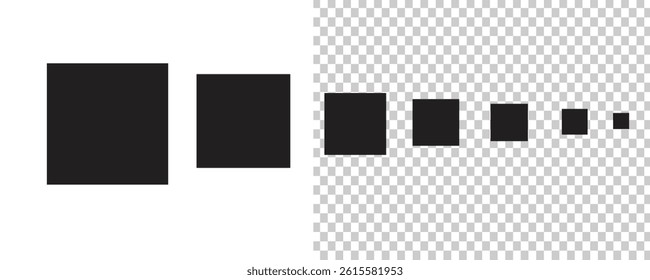 Black and white blank photo frame on paper suggests empty space for a vintage picture