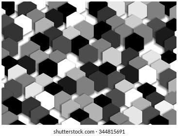 black and white blocks