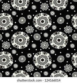 black and white blossom