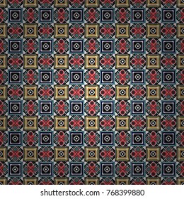 Black, white and blue background texture. Vector illustration. Endless abstract seamless pattern.