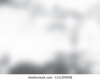 Black and white blur background. Fine tinted light gray surface. Gray and white. Vector.