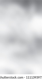 Black and white blur background. Fine tinted light gray surface. Gray and white. Vector.