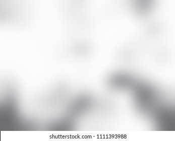 Black and white blur background. Fine tinted light gray surface. Gray and white. Vector.