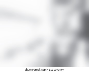 Black and white blur background. Fine tinted light gray surface. Gray and white. Vector.