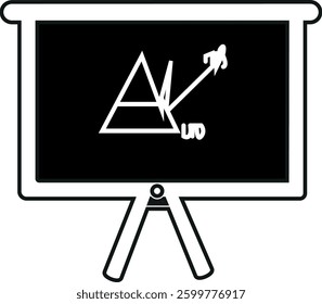 black and white board vector design icon illustration