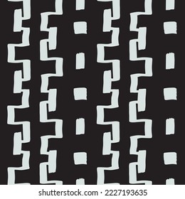 Schwarz-Weiß gewölbte geometrische Muster. Vektorgrafik. Ungedeckte Streifen wiederholen Muster für Druck, Scrapbooking, Tapete, Textilien, Mode, Verpackung.
