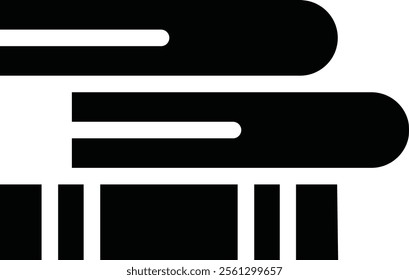 black and white book vector image