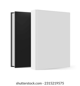 Black and white books. Illustration on white for design