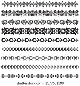 Black and White Border Set