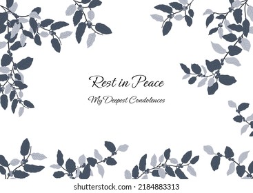 fondo negro y blanco con tema funerario