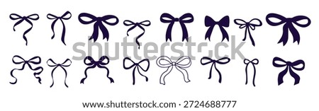 black and white bow illustration