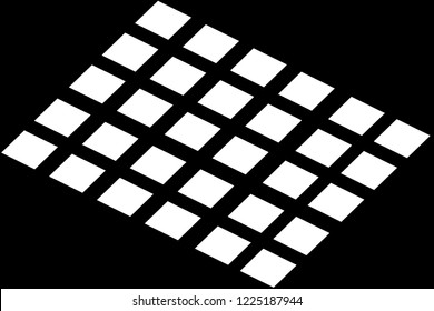 black and white box, abstract artwork