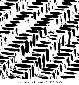 Black and white Braided Basket Texture Background. Vector illustration.