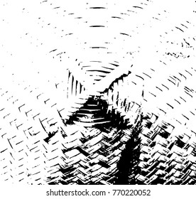 Black and white braided basket texture. Wicker background. Vector illustration.