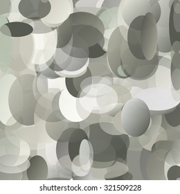 Black and White bright circle polygon background or Vector frame. Abstract Geometrical Backdrop. Geometric design for business presentations or web template. grey B&W monochrome. Illustration.