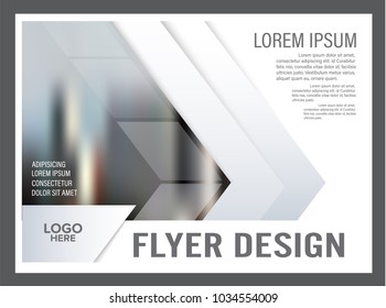 Black and white Brochure flyer layout design template. Presentation Annual Report Leaflet cover. Modern style background. illustration vector in A4 size